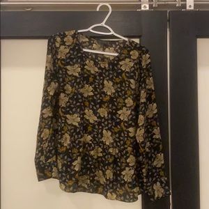 Floral fall shirt